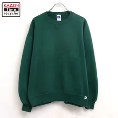 90s USA製 vintage RUSSELL 無地 スウェット トレーナー メンズ 表記Lサイズ