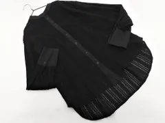 Q キュー 総レース ブラウス シャツ sizeF/黒 ■◇ レディースのサムネイル