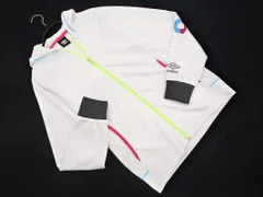 umbro アンブロ ロゴプリント ジップアップ パーカー ジャケット sizeM/白 ■◇ メンズのサムネイル