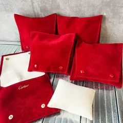 Cartier　カルティエ　腕時計　携帯用ケース　クッション付きソフトポーチ 　5個セット