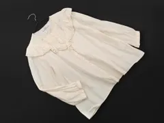 POU DOU DOU プードゥドゥ レース 切替 フリル ブラウス シャツ sizeM/アイボリー ■◇ レディースのサムネイル