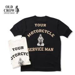 OLD CROW オールドクロウ 半袖 Tシャツ "MC SERVICEMAN - S/S HENRY T-SHIRTS" OC6116のサムネイル
