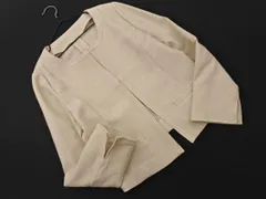 Karl Park Lane カールパークレーン ノーカラー ジャケット size9/ベージュ ■◇ レディースのサムネイル