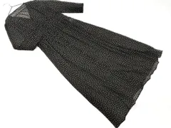 LOUNIE ルーニィ ドット シアー Aライン ワンピース size38/黒 ■◇ レディースのサムネイル