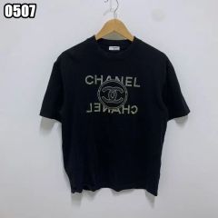 CHANEL】黒 ロンT 金の刺繍 長袖 シャネル メンズ レディース 豪華