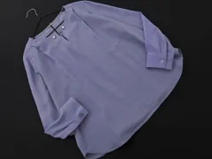 N. エヌ ナチュラルビューティーベーシック パール ポイン ブラウス シャツ sizeM/サックス ■◇ レディース