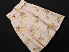 新品 Apuweiser-riche アプワイザーリッシェ 花柄 フレア スカート size1/ライトピンク ■◇ レディース
