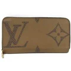 LOUIS VUITTON ジッピーウォレット ラウンドファスナー長財布 モノグラム ジャイアントリバース ブラウン M69353