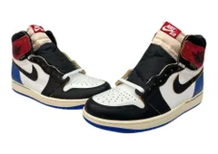 ナイキ NIKE 25年製 × fragment design フラグメント × UNION ユニオン AIR JORDAN 1 RTR HIGH OG SP エア ジョーダン AJ1 白 赤 青 黒 スニーカー ホワイト 27.5cm 104S-1276