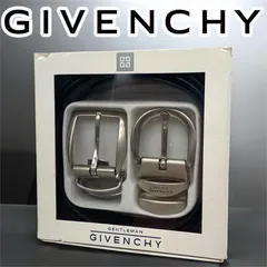 【ぐりんばーど様専用】GIVENCHY　ジバンシィ　ジバンシー　ベルト　リバーシブル　バックル ２点セット　ブラック　ブラウン　シルバー　長さ調整可能のサムネイル