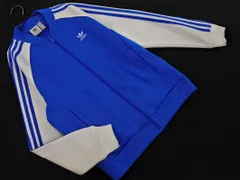 adidas originals アディダスオリジナルス ロゴ刺繍 トラック ジャケット sizeS/青 ■◇ レディース