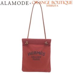 HERMÈS レッド キャンバストートバッグ ルージュアッシュ - メルカリ
