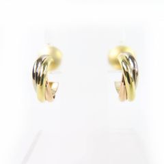 極美品】カルティエ トリニティ フープ ピアス 片耳用 7725 - メルカリ
