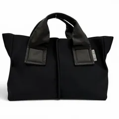 極美品★kawa-kawa カワカワ WET トートバッグMサイズ レザー使い トートバッグ ブラック 日本製 レディースのサムネイル
