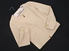 PAUL STUART ポールスチュアート ノーカラー ジャケット size6/ライトベージュ ■◇ レディース