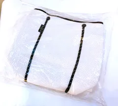 【4381】★未使用品★ Willow Bay トートバッグ デイドリーマー 1003 ホワイト ミニポーチ付き ネオプレン ウィローベイ レディース 軽量バッグ 大容量のサムネイル
