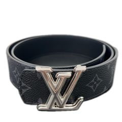 LOUIS VUITTON 現行 極美品 ルイヴィトン ベルト･LV ディメンション 40MM リバーシブル モノグラムエクリプス M8846T PVC レザー AC0246 2026年 ブラック グレー #95/38 メンズ 箱・袋付属 Aランク 中古 鑑定済 ヴィトンベルト【定価97,900円】 LOUIS VUITTON 現行 極美品 ルイヴィトン ベルト・LV ディメンション