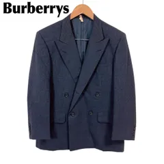 美品 Burberrys スーツジャケット ダブル A5 ボックスチェック
