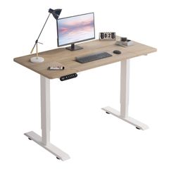 訳あり】スタンディングデスク 昇降式デスク 木目調 120cm - メルカリ