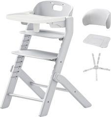 美品】NOVUS ノウス ベビーハイチェア グレージュ 説明書・クッション 