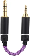 okcsc ak8zgg24 オーディオケーブル ステレオケーブル 2.5mm 4極 ＞4.4mm 5極 オス-オス 8芯 10cm 銀メッキ単結晶銅 (2.5mm ＞ 4.4mm)