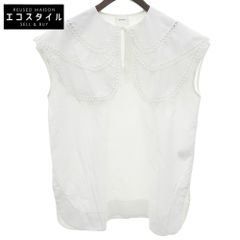 shirocon】ループ刺繍セーラーブラウス 白 36 新品タグ付き 完売品