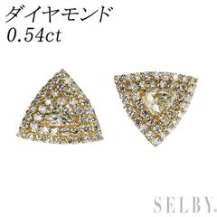 JE79☆高級 ブラック/カラーレスダイヤ0.5ct K18 ピアス - メルカリ