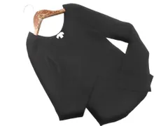 UNIQLO ユニクロ Mame Kurogouchi マメクロゴウチ リブ ニット セーター sizeS/黒 ■◇ レディース