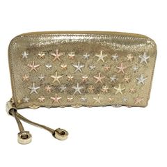 JIMMY CHOO スタッズ ラウンドファスナー 長財布 9053 - メルカリ