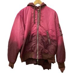 DIESEL フーデッド ボンバージャケット グラデーション サイズ36