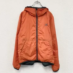 karrimor　カリマー　ライトダウンジャケット　リバーシブル　ダウン90%　オレンジ　グレー　Mサイズ　古着のサムネイル