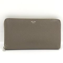 セリーヌ 長財布 レザー ラウンドジップ ファスナー ゴールド金具 2032 