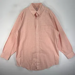 古着 ブルックスブラザーズ Brooks Brothers 長袖シャツ ボタンダウン 胸ポケット MADISON M  オレンジ系 チェック メンズのサムネイル