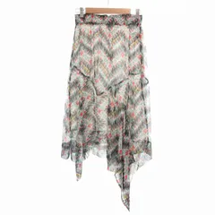 9200130061211 ISABEL MARANT ETOILE 2019 ボトムス マルチ柄アシンメトリースカート