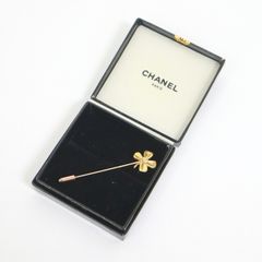 CHANEL シャネル ピンブローチ クローバー&コスチュームパール - メルカリ