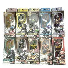 MAD042　仮面ライダーカブト ソフビ（×10点セット）ライダーヒーローシリーズ