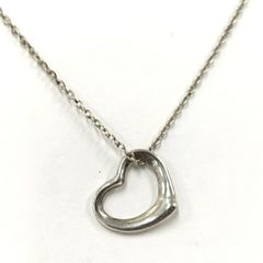 HURRICANE シルバー ネックレス ハートモチーフ - メルカリ