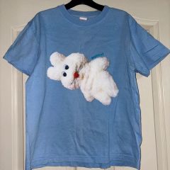 新品未使用】ミュウミュウシアーロンTシャツ ホワイトMサイズ - メルカリ