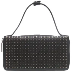 クリスチャンルブタン ラウンドファスナー スタッズ PANETTONE SPIKES XL 3175209 レザー ブラック 長財布 黒 0238 Christian Louboutinのサムネイル