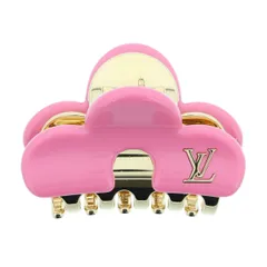 【値下げ】  LOUIS VUITTON ルイ・ヴィトン ヘアクリップ・LV ヘアアクセサリー M03028 レディース GP ザマック ピンク ゴールド 中古のサムネイル