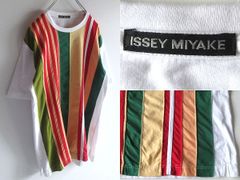 イッセイミヤケ Vネック Tシャツ カットソー - メルカリ
