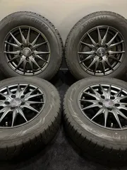 ★195/65R15 YOKOHAMA/ice GUARD iG60 24年製 VELVA 15インチ 6J +43 114.3 5H スタッドレス 4本 セレナ ノア ヴォクシー (南3-M177)のサムネイル