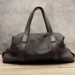✨J0-941 PORTER 70周年記念モデル オールレザー ボストンバッグ シボ革 ダークブラウン 吉田カバン✨