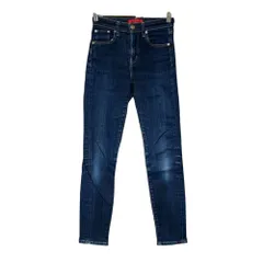 美品 RED CARD レッドカード スリムデニムパンツ 26403HR W21 インディゴ レディース 古着 中古 USED