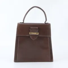 美品 ヴィンテージ サルヴァトーレフェラガモ レザー ハンドバッグ トートトップハンドル ブラウン 茶色 レディース MEE EA42-6【中古】