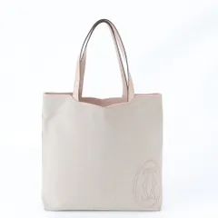 美品 カルティエ マストライン レザー トート バッグ 肩掛け ショルダー ハンド A4 レディース RGE EA25-4【中古】のサムネイル