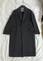 もも子太郎さま】HEVO ロングコート 46 OSTUNI BLACK - メルカリ