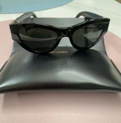 SANTLAURENT サンローラン レディースサングラス ピンク レア 美品 