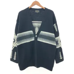 PENDLETON ペンドルトン 長袖カーディガン サイズ:M ネイティブ柄/ウール×ナイロン    ブラック メンズ / 240001182387のサムネイル