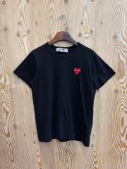 PLAY COMME des GARÇONS ハートワッペン半袖カーディガン 黒 PLAY COMME des GARÇONS ハートワッペン半袖カーディガン 黒 - メルカリ